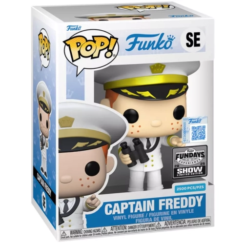 Funko Pop! Captain Freddy SE Funko Original Vinyl Figure Box