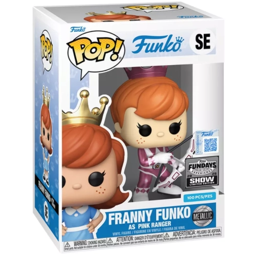Funko Pop! Franny Funko as Pink Ranger SE Metallic Box