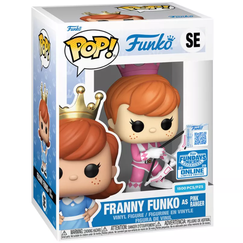 Franny Funko as Pink Ranger Box