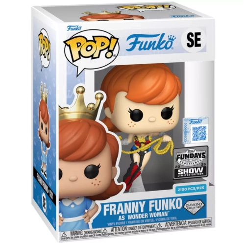 Funko Pop! Franny Funko as Wonder Woman SE Diamond Collection Box