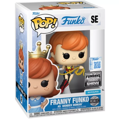 Funko Pop! Franny Funko as Wonder Woman SE Metallic Box