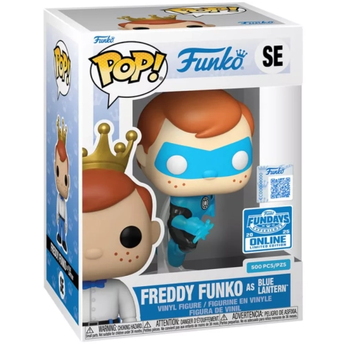Funko Pop! Freddy Funko as Blue Lantern SE Translucent Box