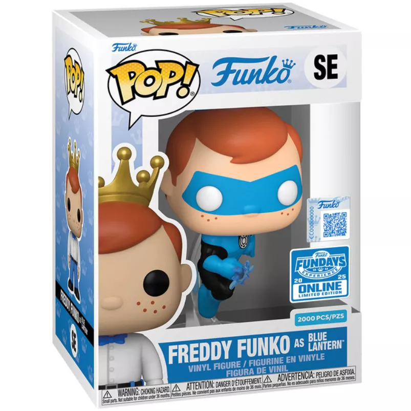 Freddy Funko as Blue Lantern Box