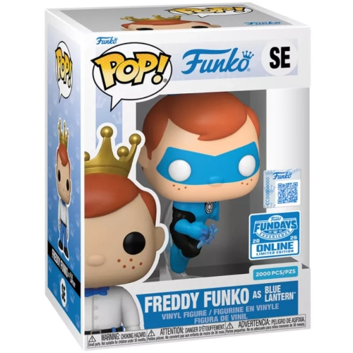 Funko Pop! Freddy Funko as Blue Lantern SE Funko Original Box