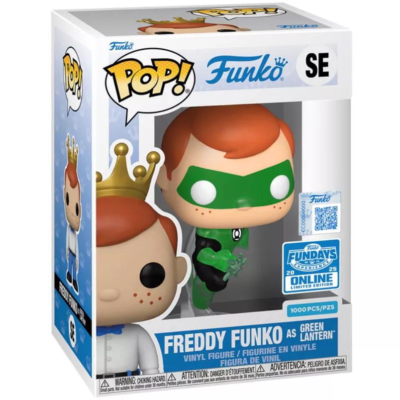 Freddy Funko as Green Lantern Box