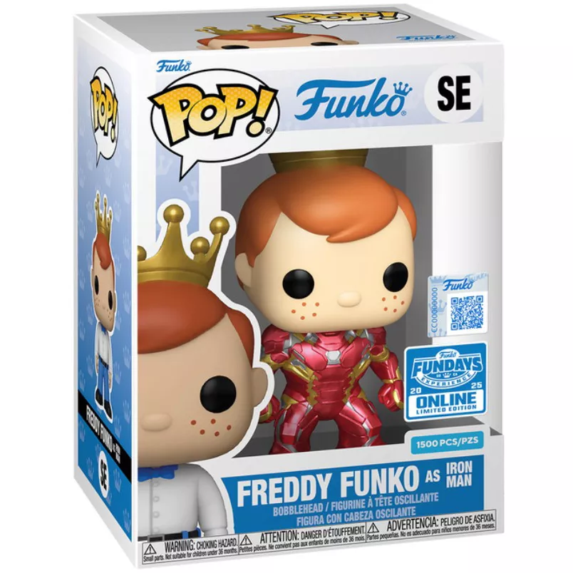 Freddy Funko as Iron Man Box