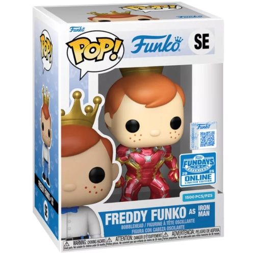 Funko Pop! Freddy Funko as Iron Man SE Funko Original Box
