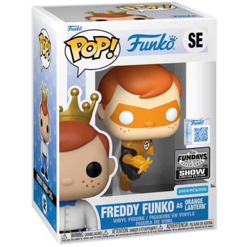 Funko Pop! Freddy Funko as Orange Lantern SE Translucent Box