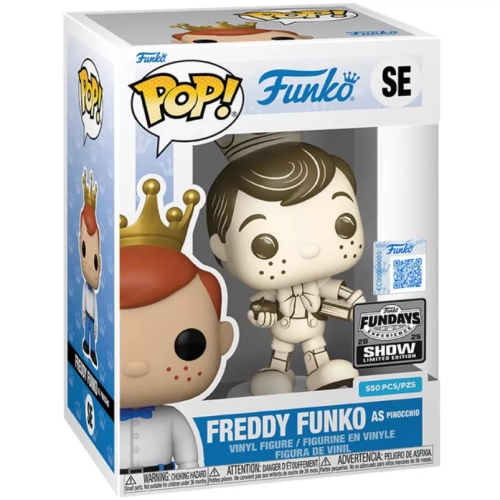 Funko Pop! Freddy Funko as Pinocchio SE Sketched Deco Sepia Box