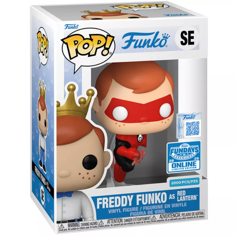 Freddy Funko as Red Lantern Box