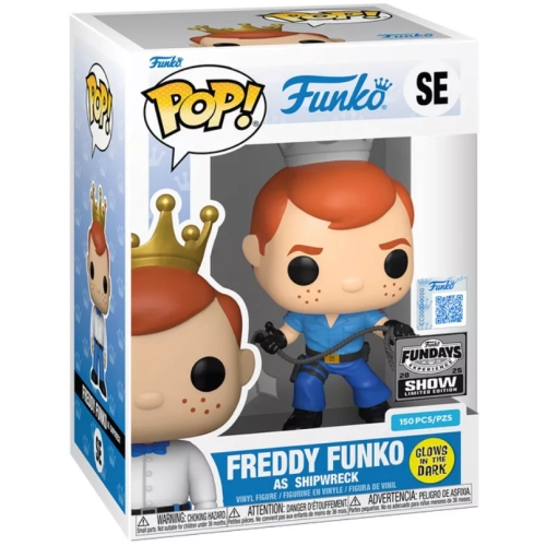 Funko Pop! Freddy Funko as Shipwreck SE Glows in the Dark Box