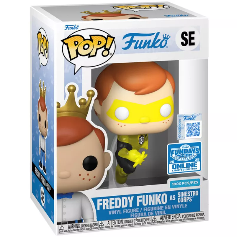 Freddy Funko as Sinestro Corps Box