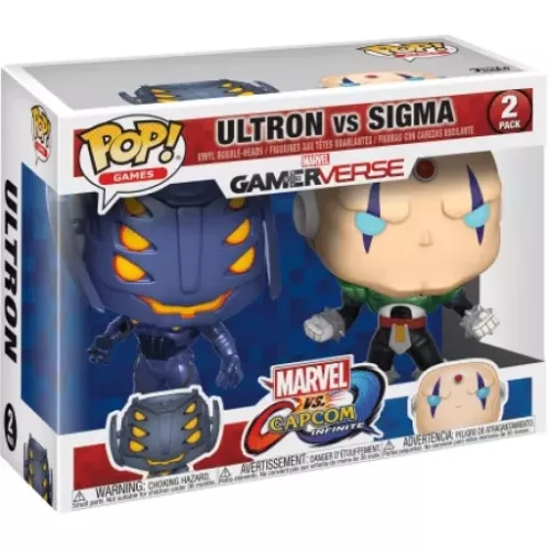 Funko Pop! Ultron 2 Pack Marvel vs. Capcom Infinite Box