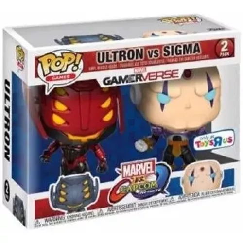 Funko Pop! Ultron 2 Pack Purple Marvel vs. Capcom Infinite Box