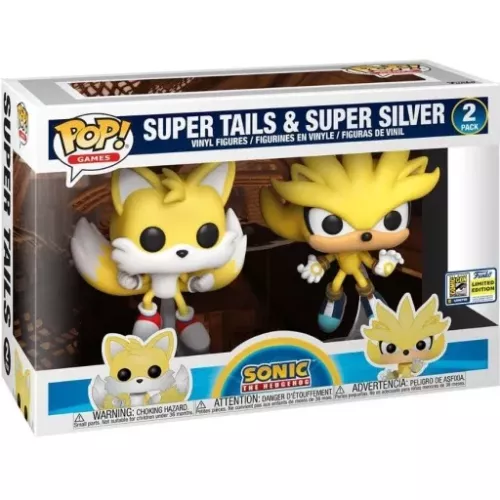 Funko Pop! Super Tails 2 Pack Sonic the Hedgehog Games Box