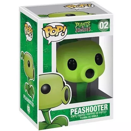 Funko Pop! Peashooter #02 Plants vs. Zombies Games Box