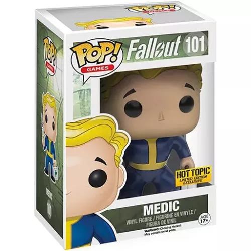 Funko Pop! Medic #101 Fallout Games Vinyl Figure Box