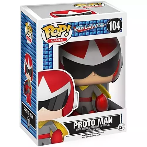 Funko Pop! Proto Man #104 Mega Man Games Vinyl Figure Box