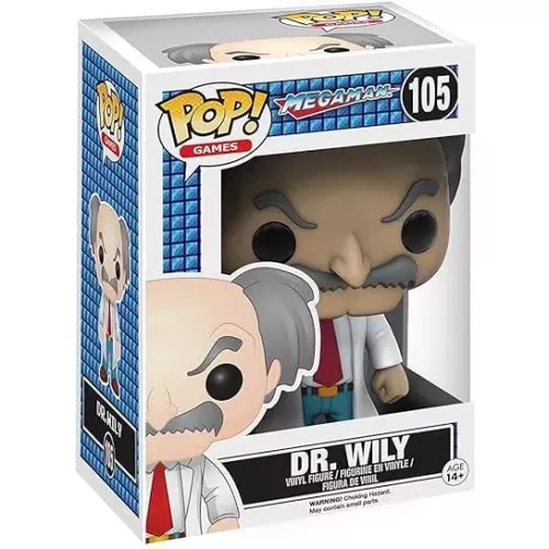 Funko Pop! Dr. Wily #105 Mega Man Games Vinyl Figure Box