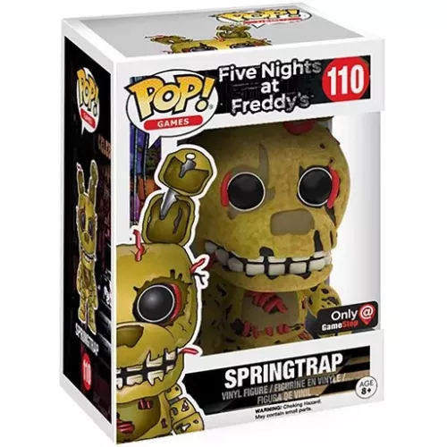 Funko Pop! Springtrap #110 Flocked Five Nights at Freddy's Box