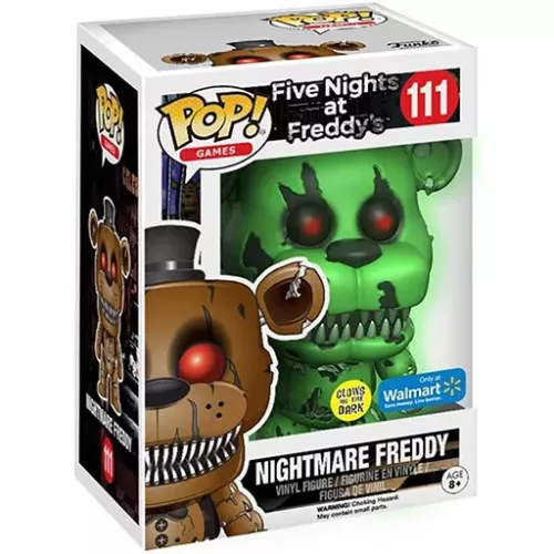 Funko Pop! Nightmare Freddy #111 Glows in the Dark Box