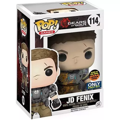 Funko Pop! JD Fenix #114 Swarm Gunk Glows in the Dark Box