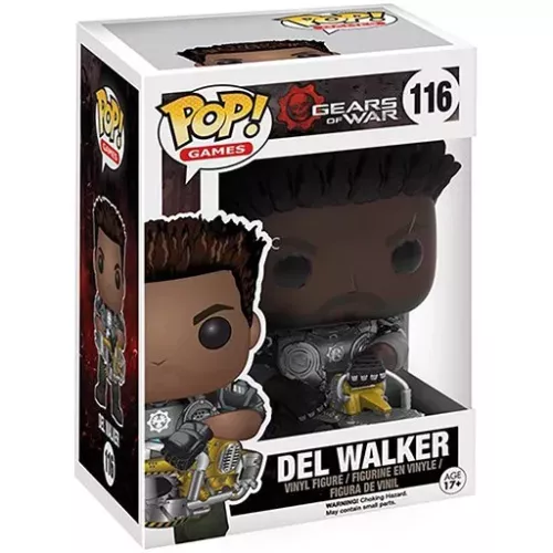 Funko Pop! Del Walker #116 Gears of War Games Vinyl Figure Box