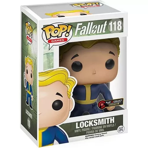 Funko Pop! Locksmith #118 Fallout Games Vinyl Figure Box