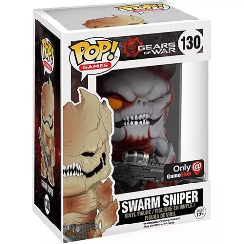 Funko Pop! Swarm Sniper #130 Gears of War Games Vinyl Figure Box
