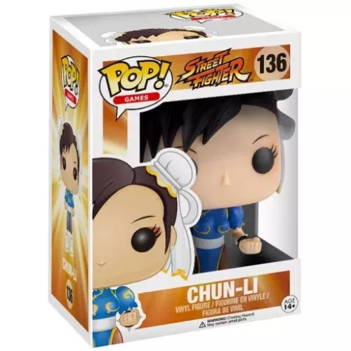 Funko Pop! Chun-Li #136 Street Fighter Games Vinyl Figure Box