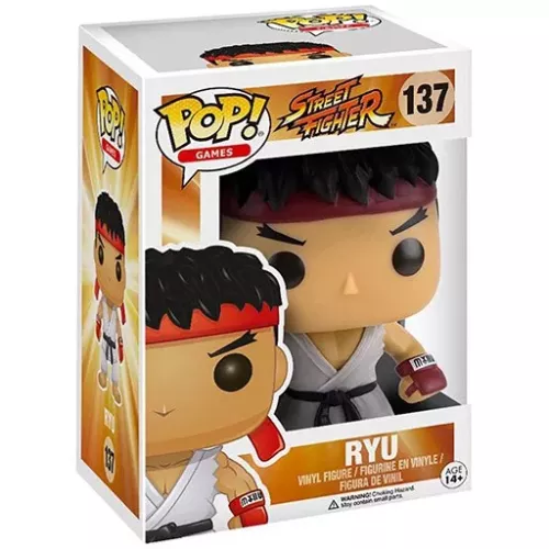 Funko Pop! Ryu #137 Street Fighter Games Vinyl Figure Box