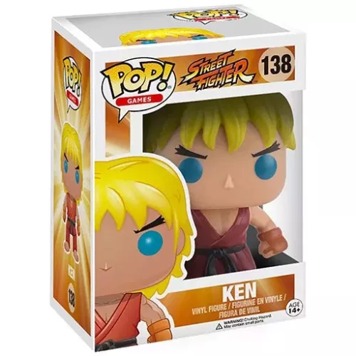 Funko Pop! Ken #138 Street Fighter Games Vinyl Figure Box