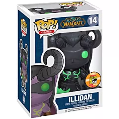 Funko Pop! Illidan #14 Black World of Warcraft Games Box