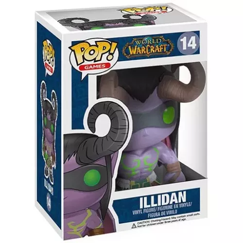 Funko Pop! Illidan #14 World of Warcraft Games Vinyl Figure Box