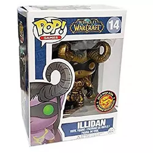 Funko Pop! Illidan #14 Gold World of Warcraft Games Box