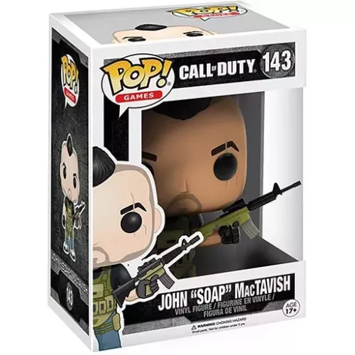 Funko Pop! John "Soap" MacTavish #143 Call of Duty Box