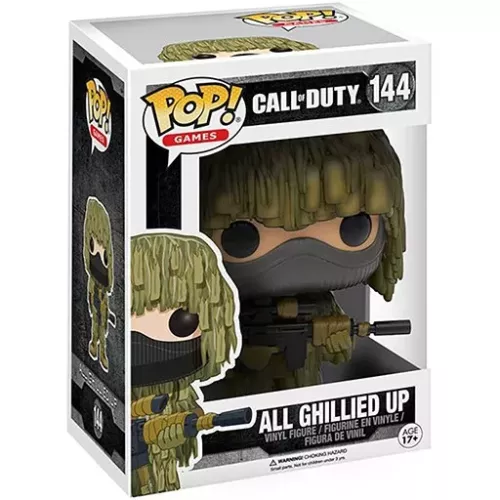 Funko Pop! All Ghillied Up #144 Call of Duty Games Box