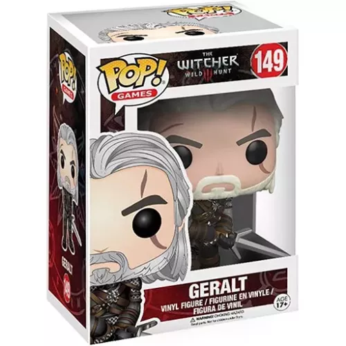 Funko Pop! Geralt #149 The Witcher III Wild Hunt Games Box