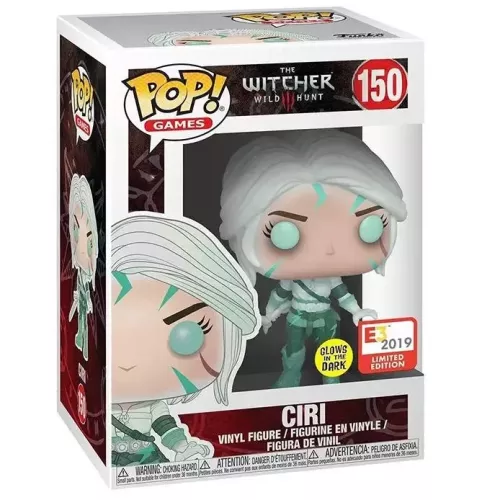 Funko Pop! Ciri #150 Glows in the Dark The Witcher III Wild Hunt Box
