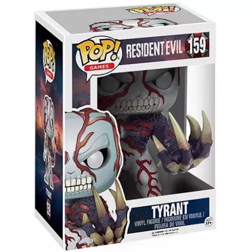 Funko Pop! Tyrant #159 6 Inch Resident Evil Games Box