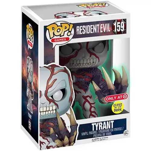 Funko Pop! Tyrant #159 6 Inch Glows in the Dark Resident Evil Box