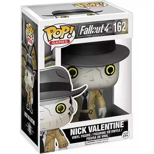 Funko Pop! Nick Valentine #162 Fallout 4 Games Vinyl Figure Box