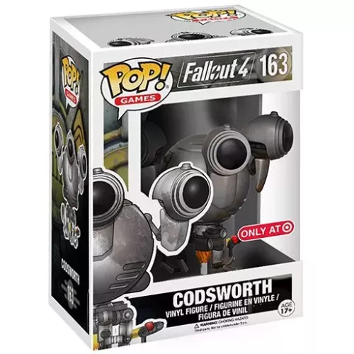 Funko Pop! Codsworth #163 Battle Fallout 4 Games Vinyl Figure Box