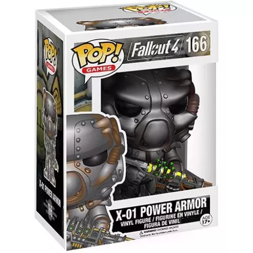 Funko Pop! X-01 Power Armor #166 Fallout 4 Games Vinyl Figure Box