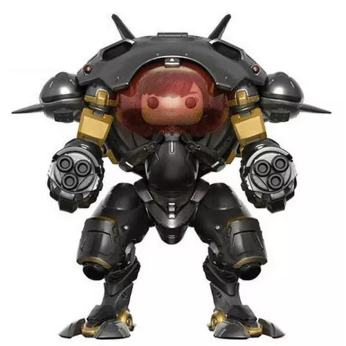 Funko Pop! D.Va with Meka #177 Carbon Fiber 6 Inch