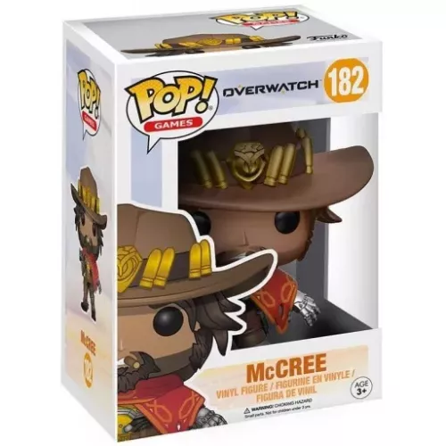 Funko Pop! McCree #182 Overwatch Games Vinyl Figure Box