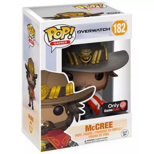 Funko Pop! McCree #182 Summer Overwatch Games Vinyl Figure Box
