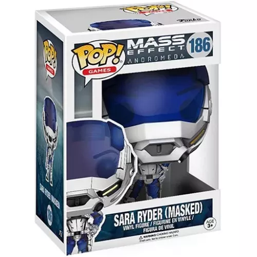 Funko Pop! Sara AI (Masked) #186 Mass Effect Anoromeda Box