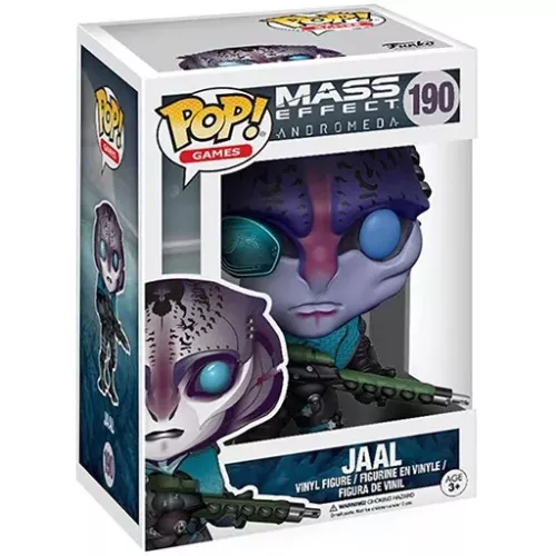 Funko Pop! Jaal #190 Mass Effect Anoromeda Games Vinyl Figure Box