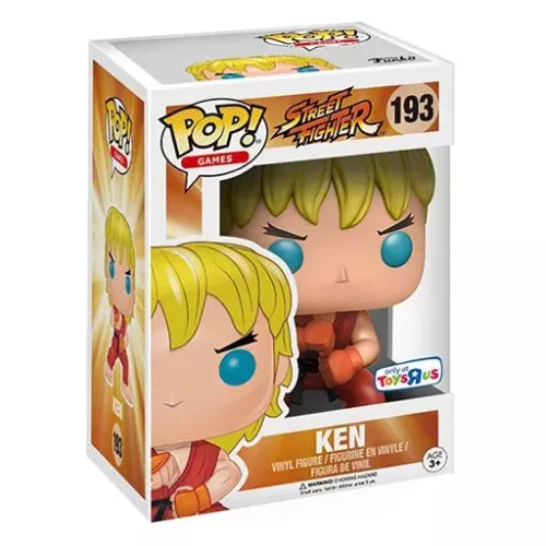 Funko Pop! Ken #193 Special Attack Street Fighter Games Box